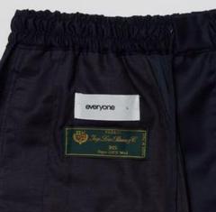 everyone 24ss easy slacks Loro Piana Ｓ everyone easy slacks fabric by Loro Piana (NAVY) | everyone