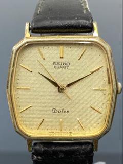 SEIKO Dolce クォーツ 時計 ゴールド