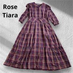 新品未使用　Rose Tiara チェック柄ショートパンツ　キュロット　46 新品未使用 Rose Tiara チェック柄ショートパンツ キュロット 46