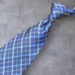 B927/BURBERRY LONDON バーバリー ネクタイ チェック柄 青