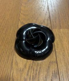 ブラックカメリア♡CHANEL シャネル ブローチ CHANEL (シャネル) ヴィンテージ カメリア ココマーク ブラック