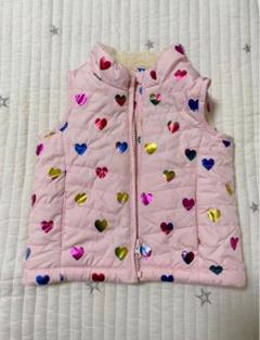babygap ベビーギャップ ダウンベスト ピンク ハート