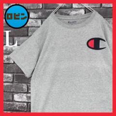 チャンピオン ワンポイント ビッグロゴ tシャツTシャツ 刺繍目玉 スリーブロゴ