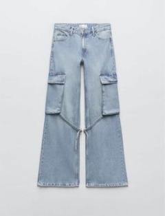 ZARA MID-RISE TRFカーゴデニム フルレングス ZARA MID-RISE TRFカーゴデニム フルレングス apstudio Deuxieme