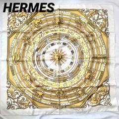 【美品】HERMES エルメス ヴィンテージスカーフ カレ90 シルク