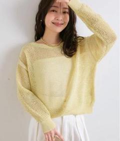 ラブティックボンボン　メッシュニット　白 メッシュニット | La boutique BonBon(ラブティックボンボン