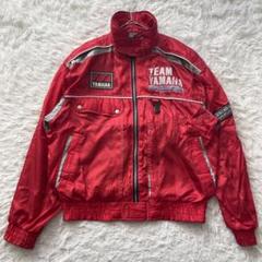 YAMAHA TEAMナイロンジャケット レッド Vintage 1990s Yamaha Team Racing Jacket