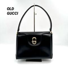 GUCCI　ハンドバッグ　冠婚葬祭　フォーマル　パテントレザー　ブラック　がま口 GUCCI ハンドバッグ 冠婚葬祭 フォーマル パテントレザー