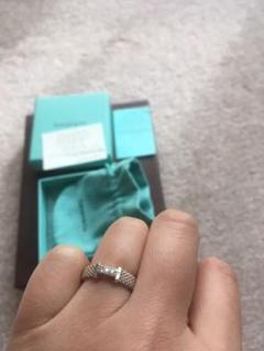 ティファニーサマセットリング 14号～15.5号　新品仕上げ 無傷未使用に近い TIFFANY&Co. ティファニー サマセット メッシュ リング シルバー