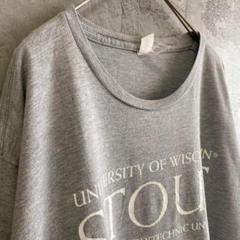 古着 STOUT アメリカ輸入 プリント Tシャツ 半袖 XLサイズ 英文字
