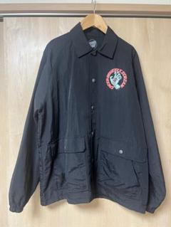 【SANTACRUZ】ナイロンジャケット☆XL☆ブラック☆スクリーミングハンド SANTACRUZ】ナイロンジャケット☆XL☆ブラック☆スクリーミング