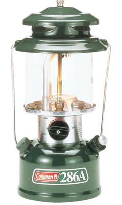 Coleman 286A ランタン グリーン ケース　リフレクター付 Coleman 286A ランタン グリーン マントル3枚付き