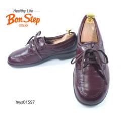 Bon Step OTSUKA 革靴 Uチップ レースアップ コンフォート 23 Bon Step OTSUKA 革靴 Uチップ レースアップ コンフォート 23