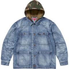 で*り様 supreme Worn Hooded Chore Coat Deni Supreme Worn Hooded Chore Coat (SS25) - $318