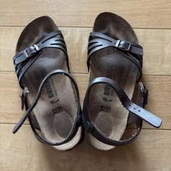 BIRKENSTOCK ブラウンダブルストラップサンダル 関税送料込み BIRKENSTOCK ブラウン ストラップサンダル 37 - メルカリ