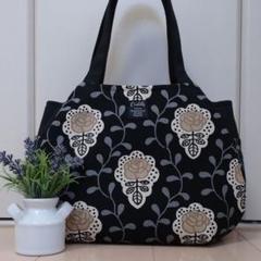 ◆ビッグローズ柄チューリップbag◆ハンドメイド