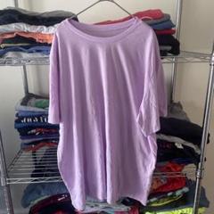 90s 海外メンズ古着　g ヴィンテージXL紫パープル　tシャツユニセ