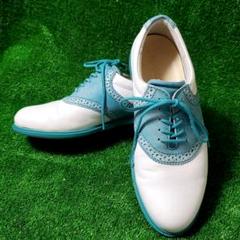 【ECCO】エコー ゴルフシューズ スパイクレス♥️白色 23cm 紐