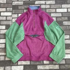 90's OLD half zip fleece pullove