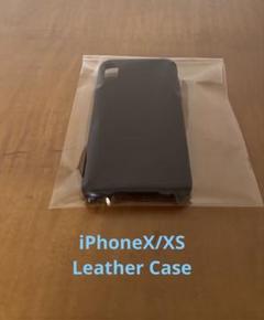 アップル Apple iPhoneX 純正レーザーケース　黒