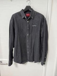 Supreme ダークグレー デニムシャツ L