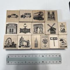 セリア　ラバースタンプセット　15個セット