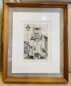山岡康子　銅版画『garçon』　23/100 山岡康子 銅版画『garçon』 23/100 - メルカリ