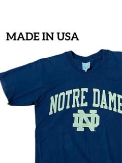NOTRE DAME カレッジTシャツ made in USA