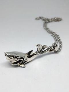 Silver(シルバー)■ペンダントトップ■鮫(シャーク)・ジョーズ(JAWS)
