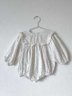 monpetitbebe 小花柄ロンパース　Sサイズ