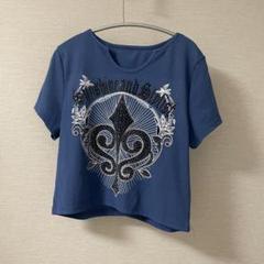 【削除予定商品】スパンコール ラメ 短丈 半袖Tシャツ