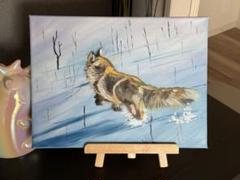 油彩画 「 ウグイス 」 原画 3Dキャンパス | Shop at Mercari
