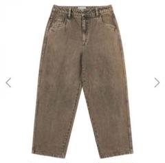Dime 25ss ブラウン グラデーションバギーデニム 34インチ Classic Baggy Denim Pants – Dime