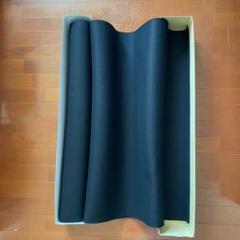 最高級　華毛氈　紺色　紺　ネイビー　２つセット　敷物　茶席 最高級 華毛氈 紺色 紺 ネイビー 2つセット 敷物 茶席