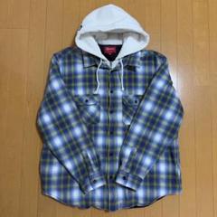 Supreme Hooded Flannel Zip Up Shirt 21aw