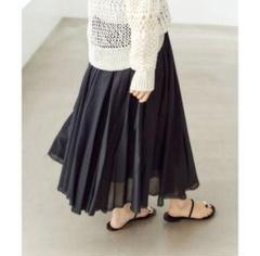 IENA✳︎シルクコットンギャザースカート✳︎36イエナ