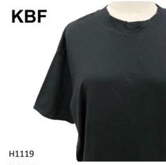 お得✅ケービーエフ　KBF　ロングワンピース　レース　綿　Fサイズ相当　ブラック