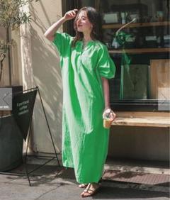 titivate半袖シャツワンピース Mサイズ グリーン