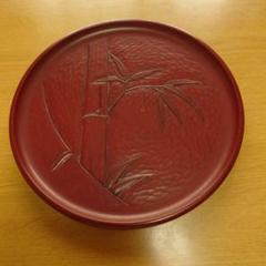 鎌倉彫 一文字 煎茶盆 長手盆 どんぐり 鎌倉彫 一文字 煎茶盆 長手盆 どんぐり