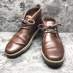 大人気✨クラークス【UK9.5】チャッカブーツ デザートブーツ レザー ブラウン