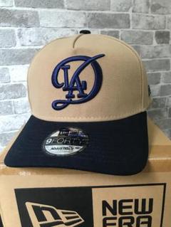 LAドジャースシティコネクト2トーンカラーNEWERAスナップバックキャップ