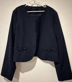 キッズ　ノーカラージャケット　ボレロ　130 サイズ　発表会などに♪