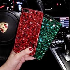 デコ電 iPhoneケース キスマーク 口紅 キラキラケース 2d2f74848f1aa919af9337520c99e4