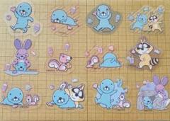 ぼのぼのさんGセット 札付き メルカリ便 ほのぼの便りレターセット のりもの（77-00808-021）【ネコポスOK】