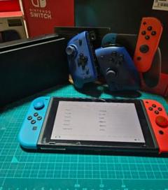 最終値下げNintendoSwitch 本体 + 付属品　コントローラージャンク Nintendo Switch 本体ジョイコン4個付き 付属品付き ジャンク品