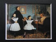 エドガー・ドガ、ベレリの家族、希少画集画、新品額装付 エドガー・ドガ、ベレリの家族、希少画集画、新品額装付 - メルカリ