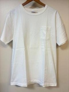 チャンピオン CHAMPION アメリカ製 T1011 ポケ付Tシャツ WH M