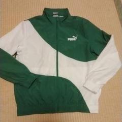 PUMA ウィンドブレーカー 緑/白のサムネイル