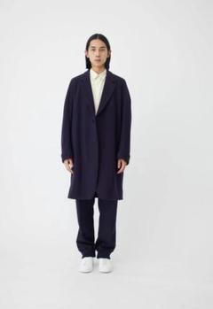 [Ⓜ︎asako様]OVERCOAT Melton Notch Coat NAVY Ⓜ︎asako様]OVERCOAT Melton Notch Coat NAVY