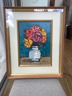 絵画　薔薇　小川博　「薔薇華」 絵画薔薇小川博「薔薇華」